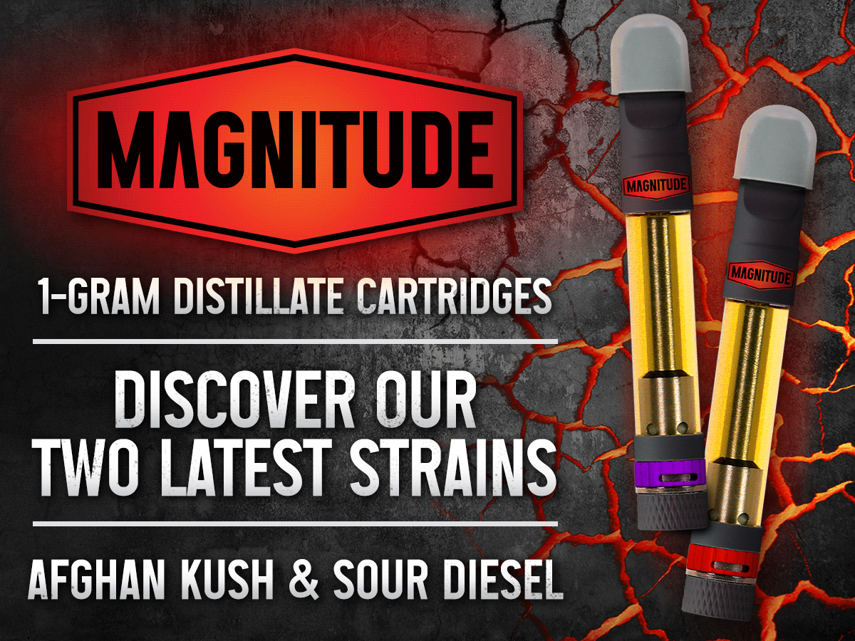 Magnitude 1 Gram distillate carts 1 for $24, 2+ for $20 each, 4 +for $15 each
