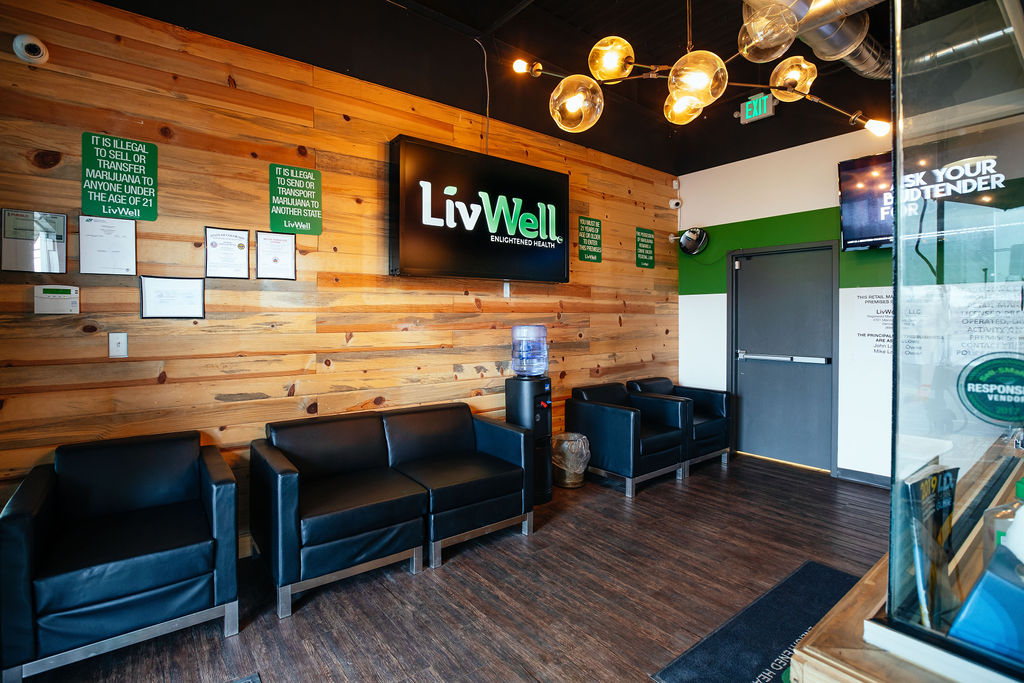 LivWell South Pueblo dispensary interior