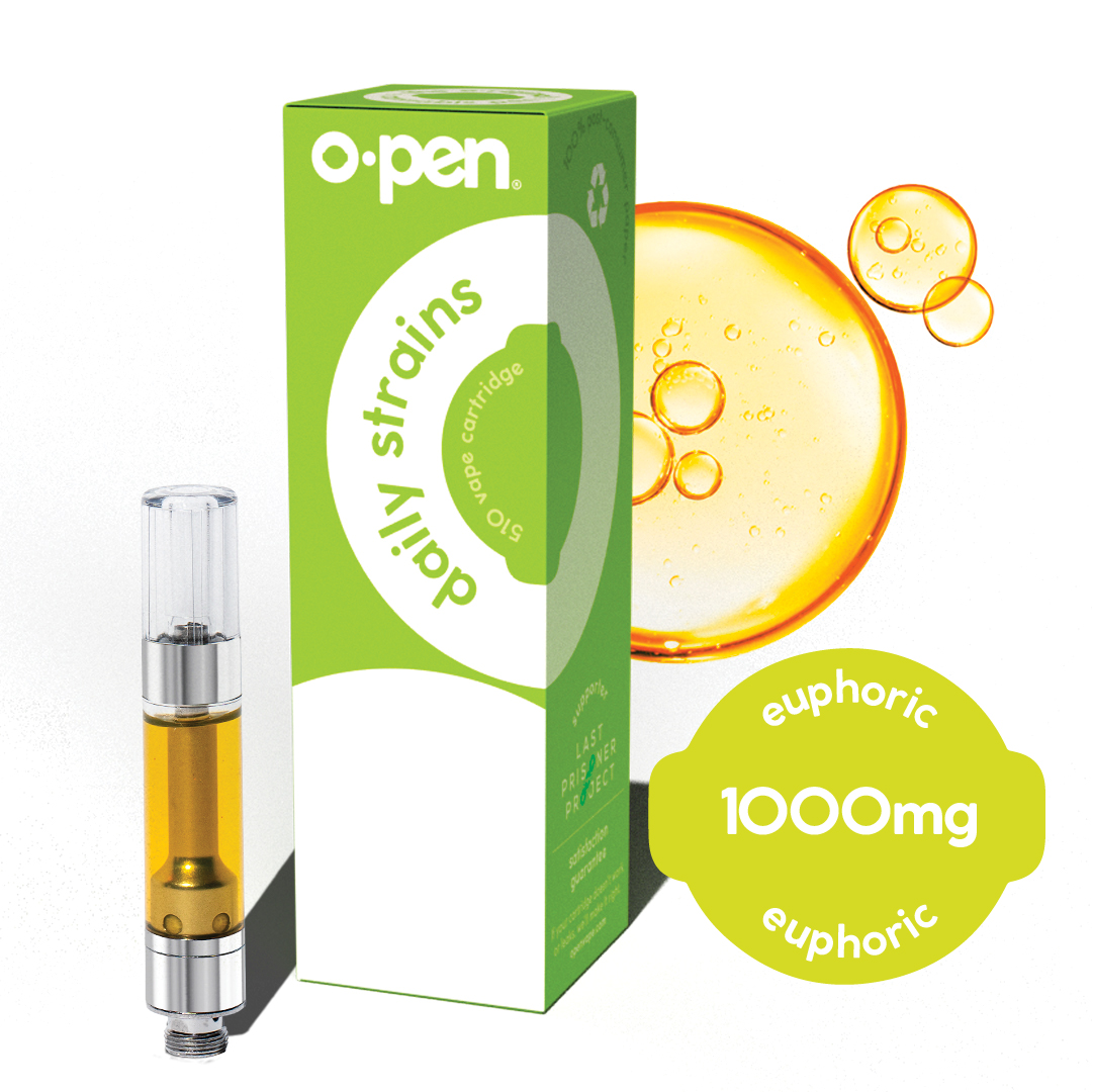 O.pen Daily Strains Cart Euphoric 1g