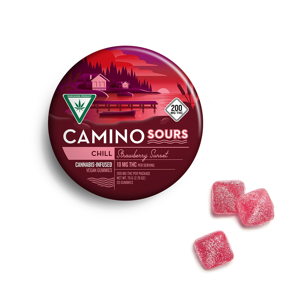Camino Sours Strawberry Sunset 200mg