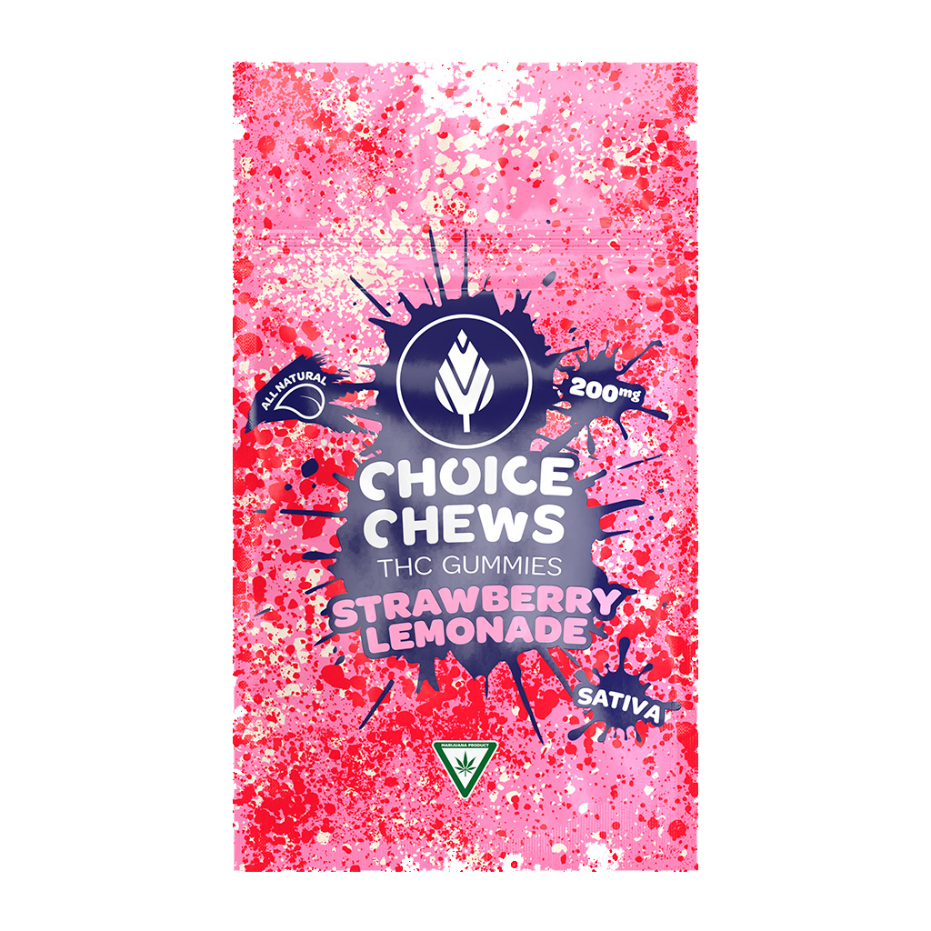 Choice Strawberry Lemonade Sativa Gummies 200mg