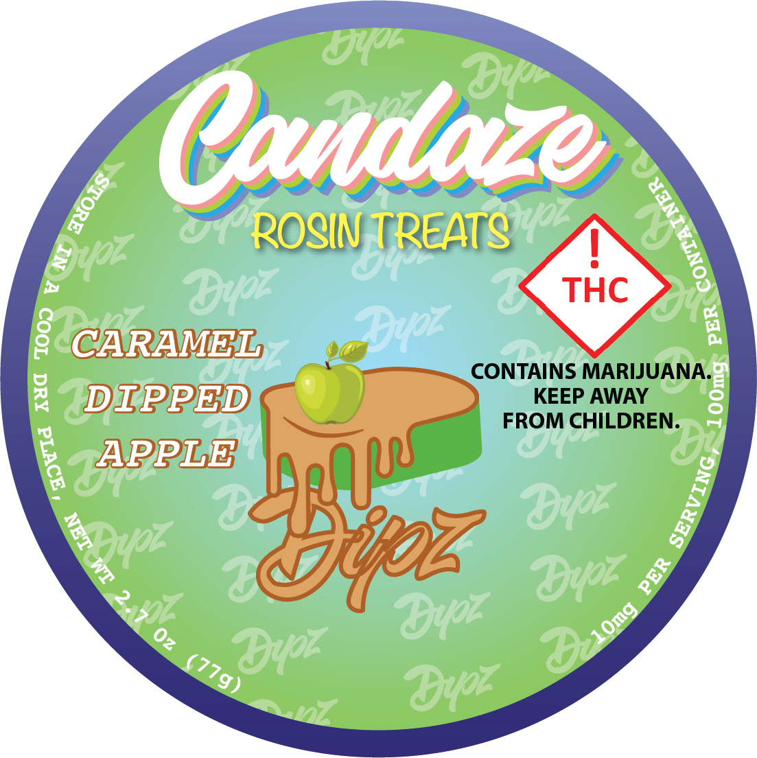 Candaze Caramel Apple 100mg