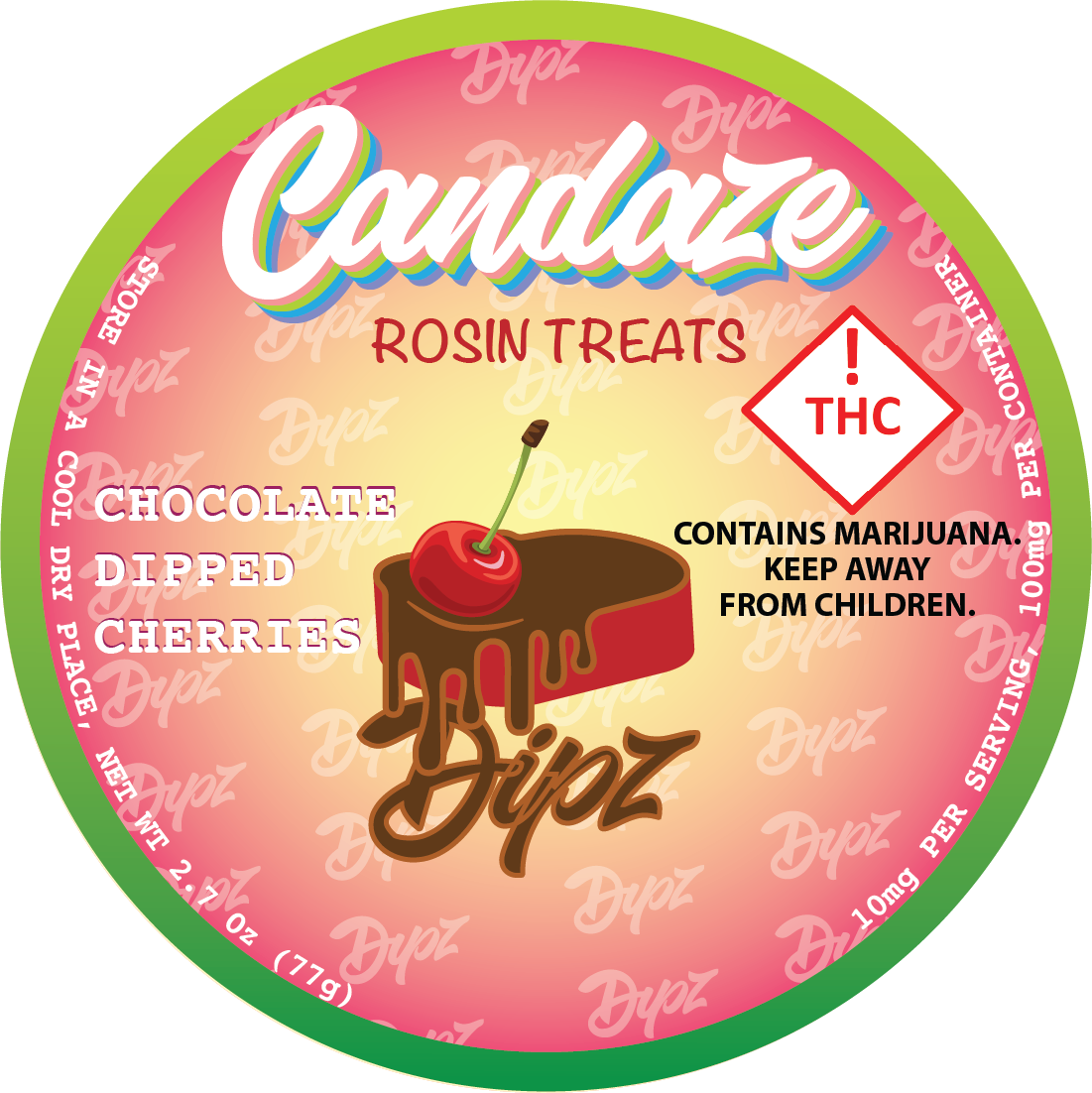 Candaze Chocolate Dipped Cherry 100mg