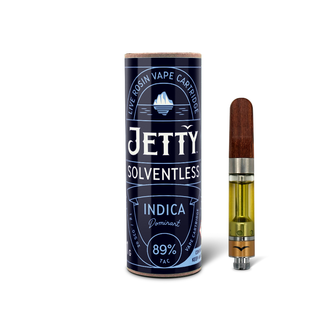 Jetty Live Rosin Cartridge 1g Indica