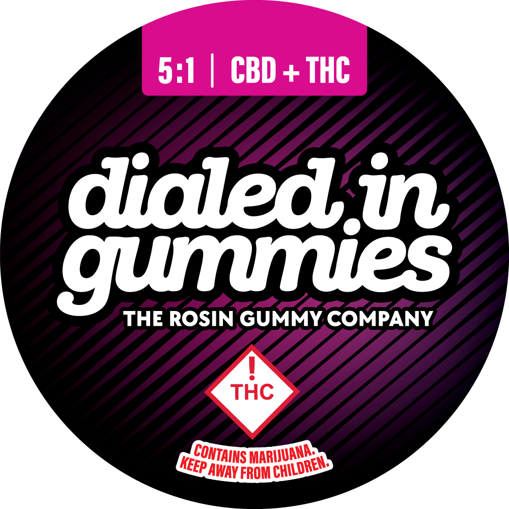 Dialed In Gummy Cbd:thc 5:1 100mg