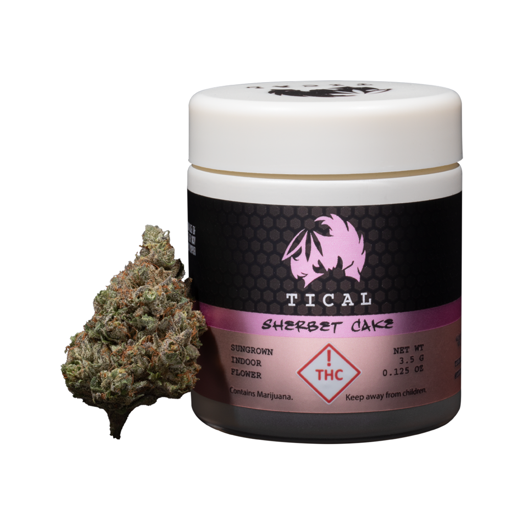 Tical Prepacked 3.5g Sherbert Cake Indica