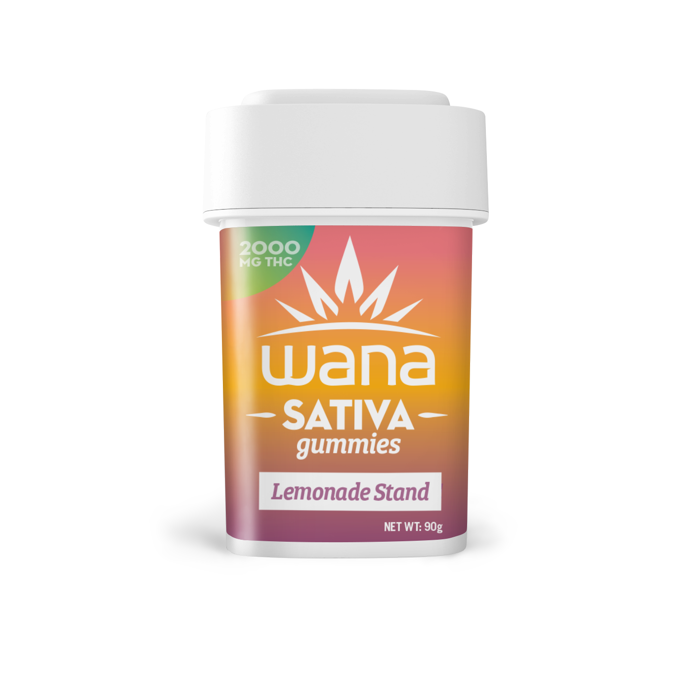 Wana Lemonade Stand Sativa Gummies 2000mg