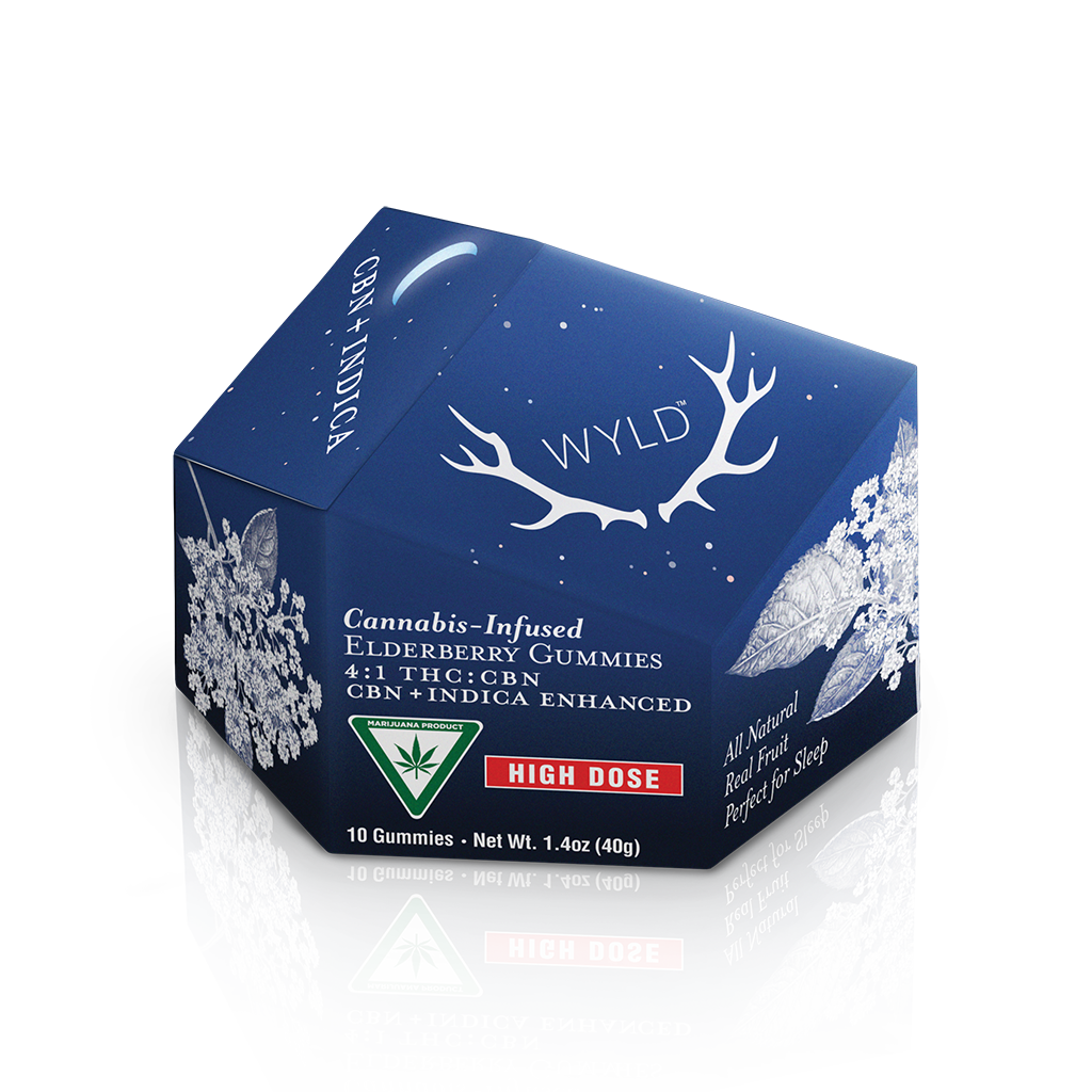 Wyld Elderberry Cbn Gummies 100mg