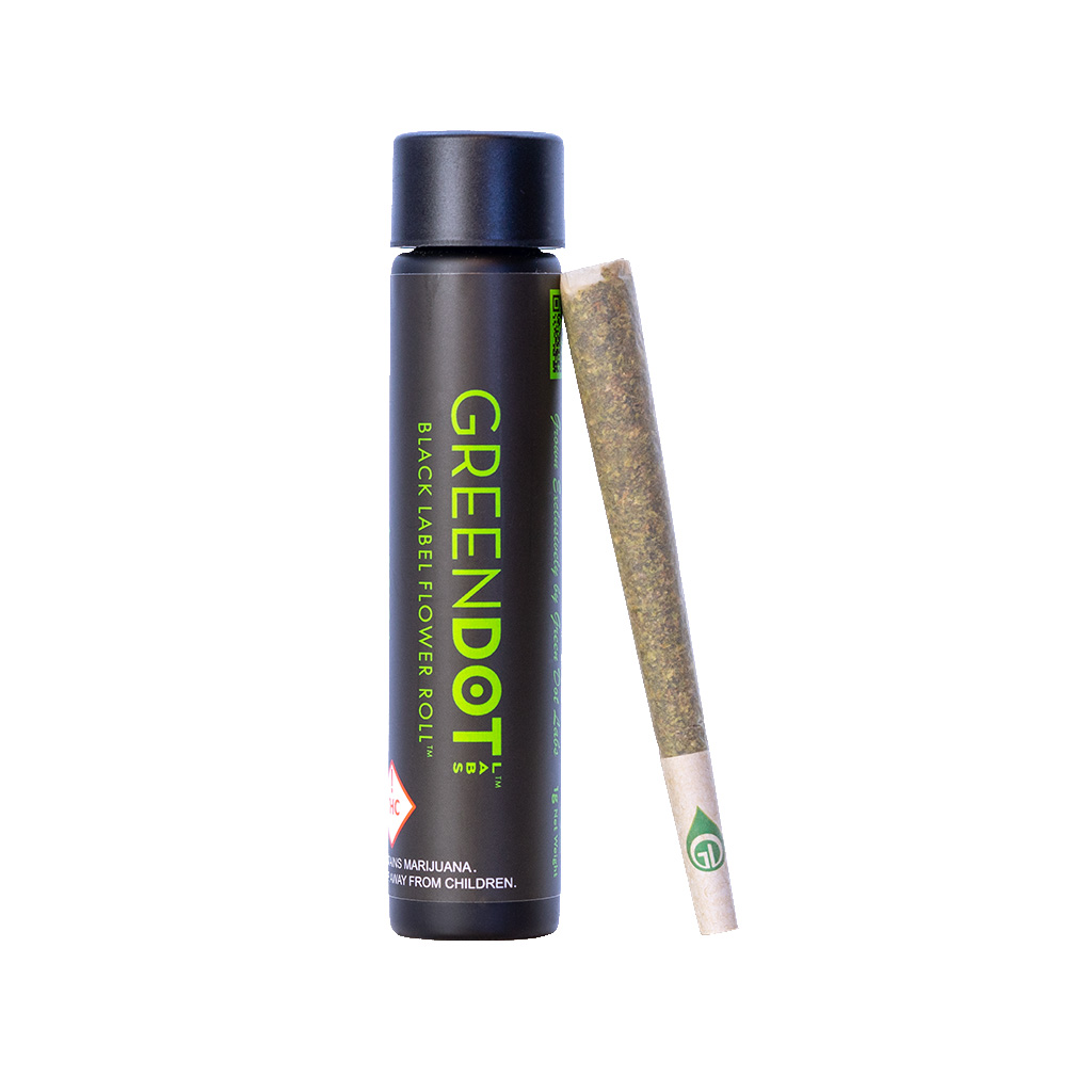 Green Dot Black Label Flower Preroll 1g Monet
