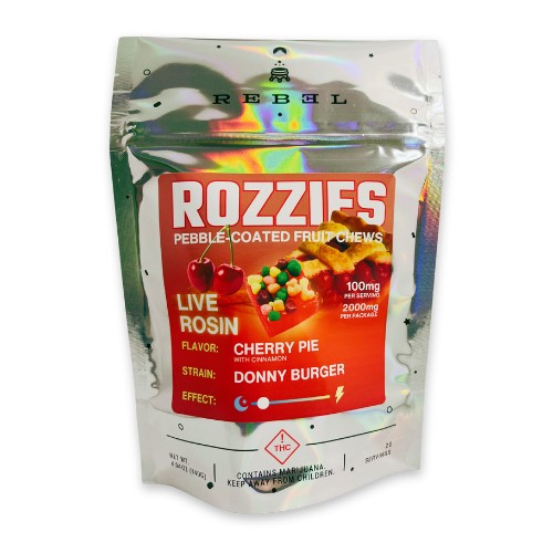 Rebel Edibles Rozzies | Cherry Pie 2000mg