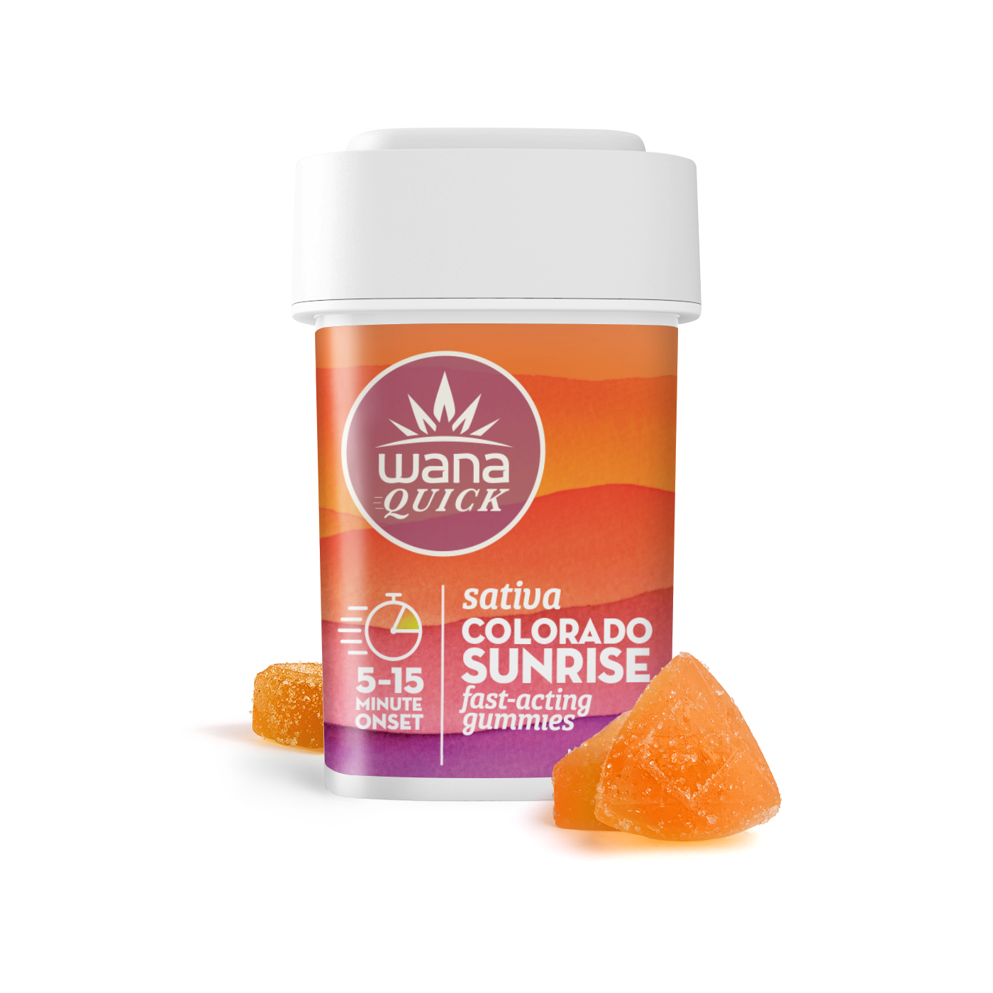 Wana Quick Gummies Colorado Sunrise 100mg