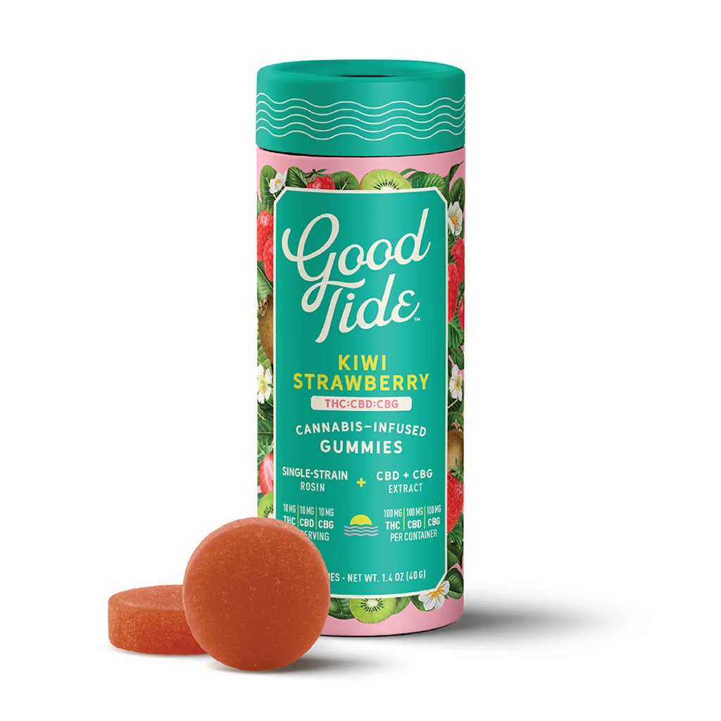 Good Tide Kiwi Strawberry Thc/cbd/cbg 100mg
