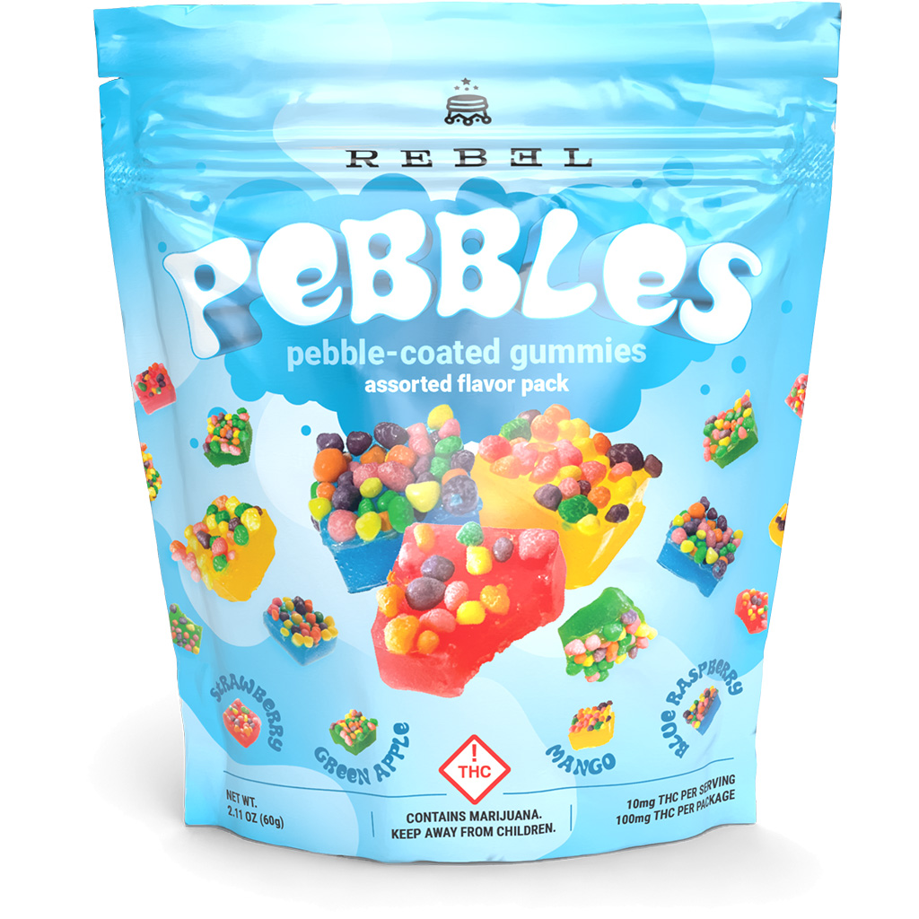 Rebel Pebbles Assorted 100mg